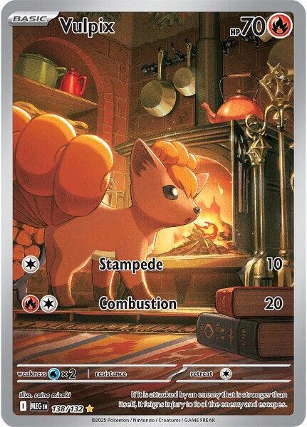 Mega Evolution Vulpix Pokémon card